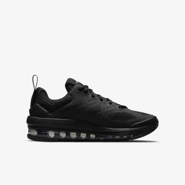 Nike Air Max Genome Older Kids' Walking Shoes Black / Dark Grey | NK915RWH