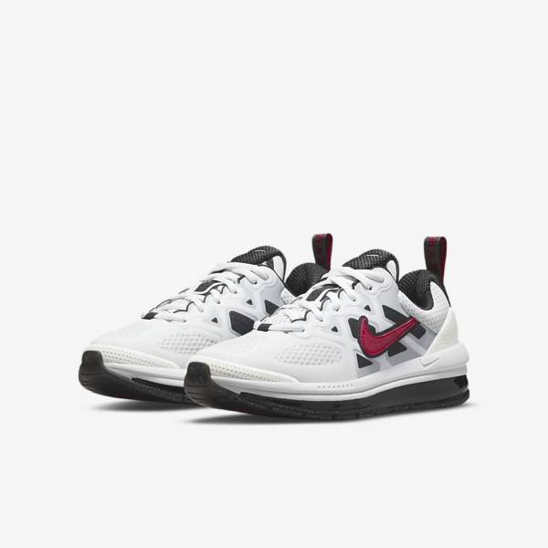 Nike Air Max Genome SE Older Kids' Sneakers White / Black | NK492NOF