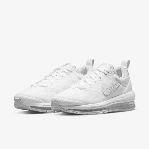 Nike Air Max Genome Women's Sneakers White / Platinum / White | NK170KYM