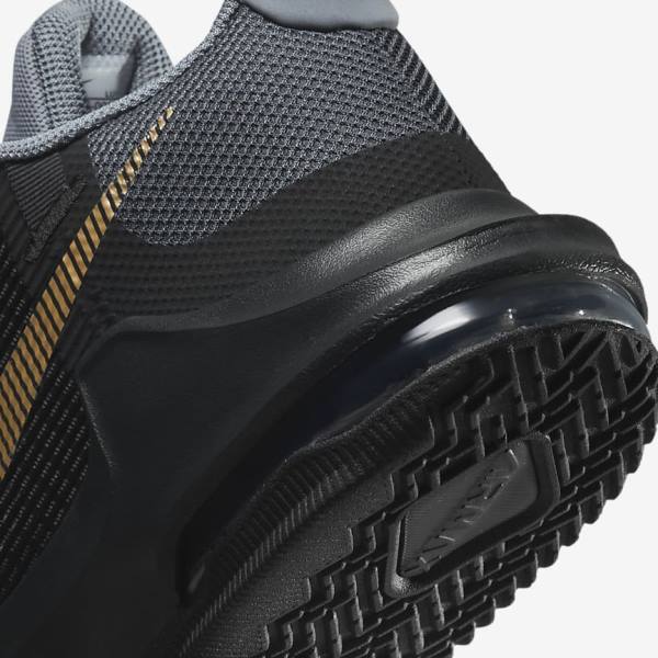 Nike Air Max Impact 3 Men's Basketball Shoes Black / Grey / Dark Grey / Metal Gold | NK401SYI