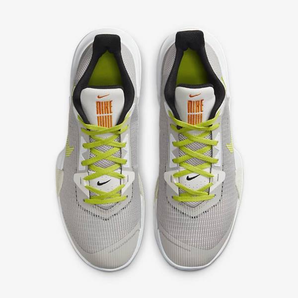 Nike Air Max Impact 3 Men's Basketball Shoes Grey / Green | NK528BUS