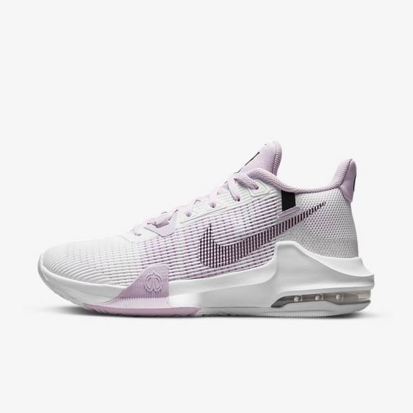 Nike Air Max Impact 3 Women\'s Basketball Shoes White / Black | NK260MYJ