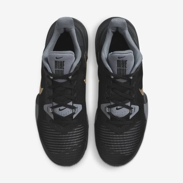 Nike Air Max Impact 3 Women's Basketball Shoes Black / Grey / Dark Grey / Metal Gold | NK510RJY