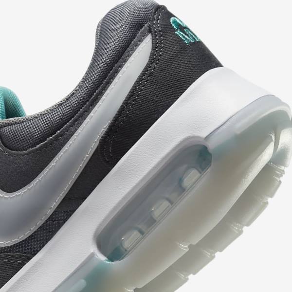 Nike Air Max Motif Older Kids' Sneakers Grey / Turquoise / Dark Grey / Black | NK357FGE