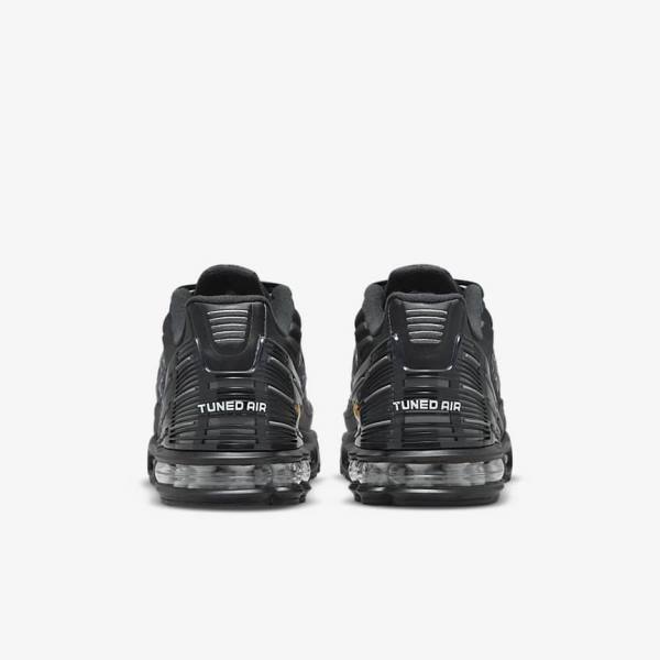 Nike Air Max Plus 3 Men's Sneakers Black / Dark Grey / White | NK825TFZ