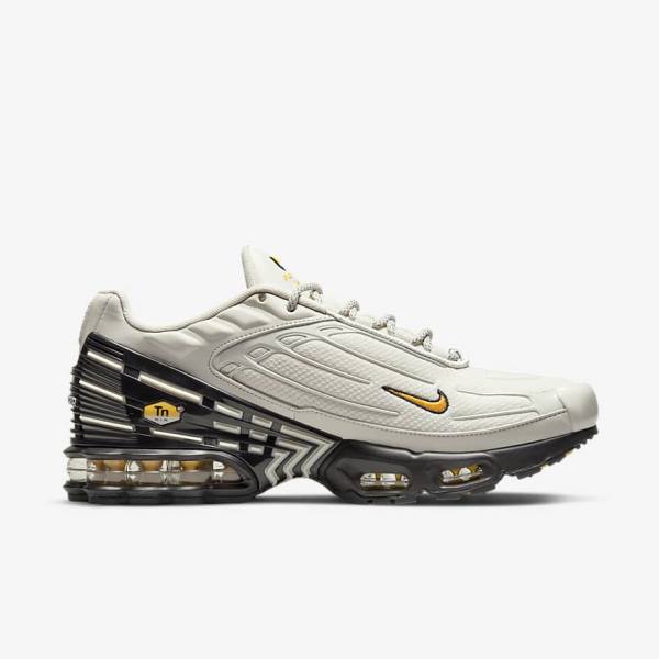 Nike Air Max Plus 3 Men's Sneakers Light Beige / Black / Silver / Gold | NK786DHG