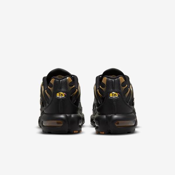 Nike Air Max Plus Men's Sneakers Black / Brown / Gold | NK035GBC