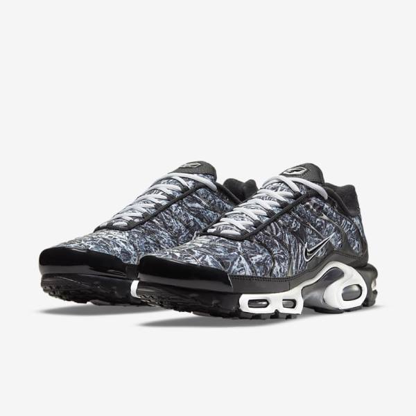 Nike Air Max Plus Men's Sneakers Black / White / Dark Grey / Black | NK052FCW