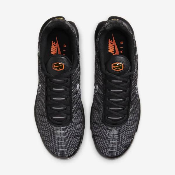 Nike Air Max Plus Men's Sneakers Black / Orange / Grey / White | NK826VWR