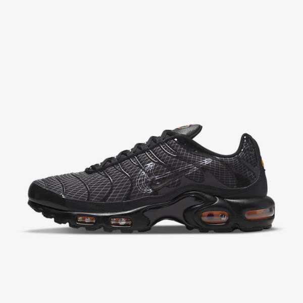 Nike Air Max Plus Men\'s Sneakers Black / Orange / Grey / White | NK826VWR