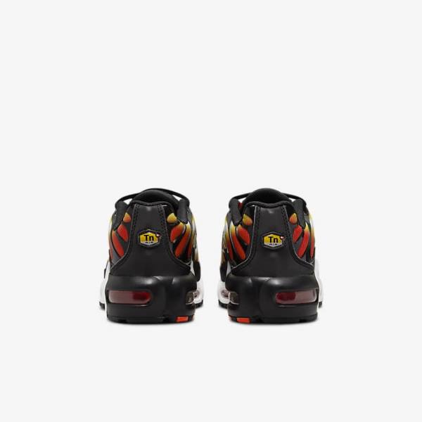 Nike Air Max Plus Older Kids' Sneakers Orange / Gold / Black | NK713EVD