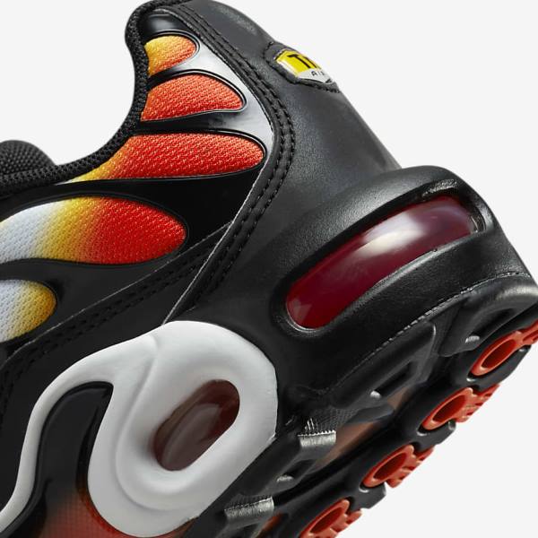 Nike Air Max Plus Older Kids' Sneakers Orange / Gold / Black | NK713EVD