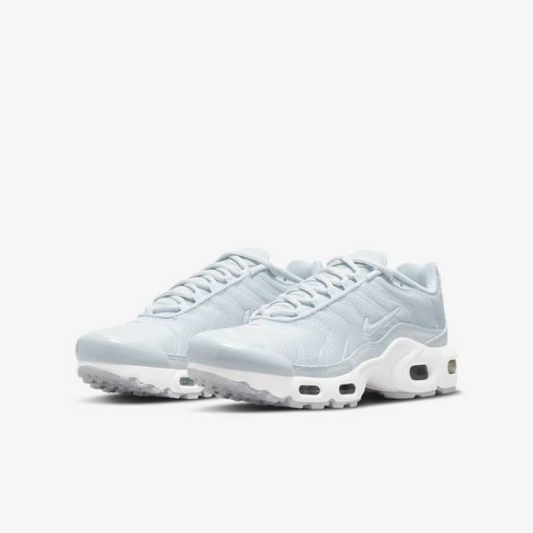 Nike Air Max Plus Older Kids' Sneakers White | NK958ZNW