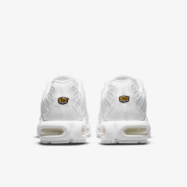 Nike Air Max Plus Women's Sneakers White / Platinum / White | NK937GNA