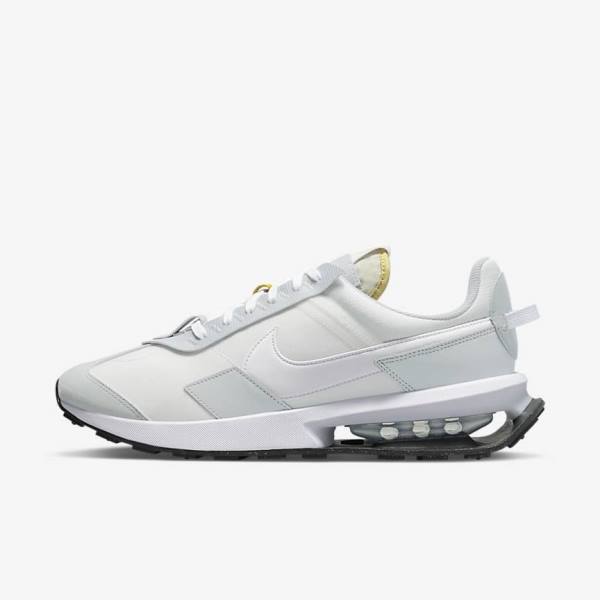 Nike Air Max Pre-Day Men\'s Sneakers White / Platinum / Grey / White | NK568CNQ