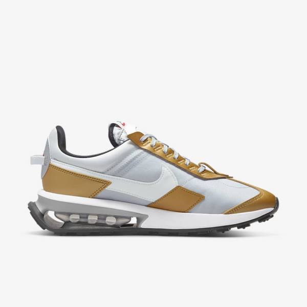 Nike Air Max Pre-Day SE Women's Sneakers Platinum / Metal Gold / Metal Silver / White | NK053NSC