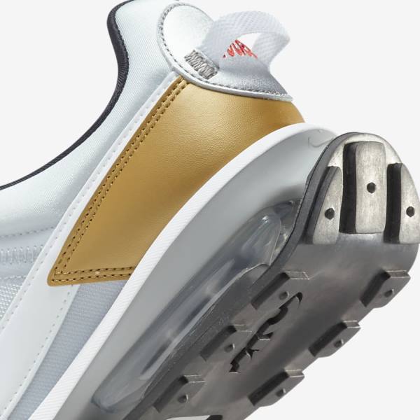 Nike Air Max Pre-Day SE Women's Sneakers Platinum / Metal Gold / Metal Silver / White | NK053NSC