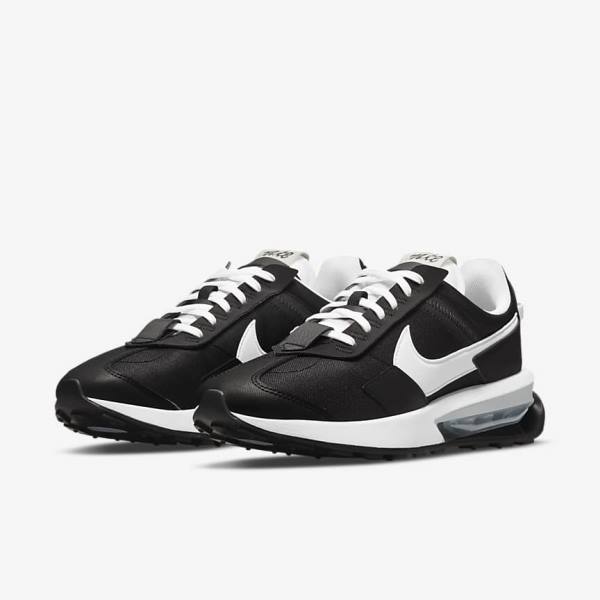 Nike Air Max Pre-Day Women's Sneakers Black / Metal Silver / White | NK318AVC