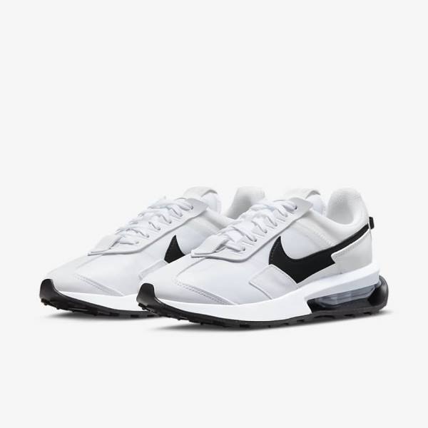 Nike Air Max Pre-Day Women's Sneakers White / Metal Silver / Black | NK049GTY