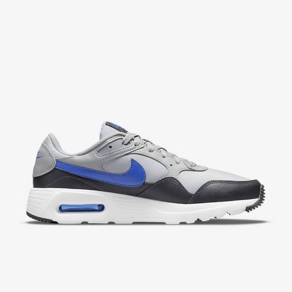 Nike Air Max SC Men's Sneakers Light Grey / Dark Grey / White / Royal | NK381MGB