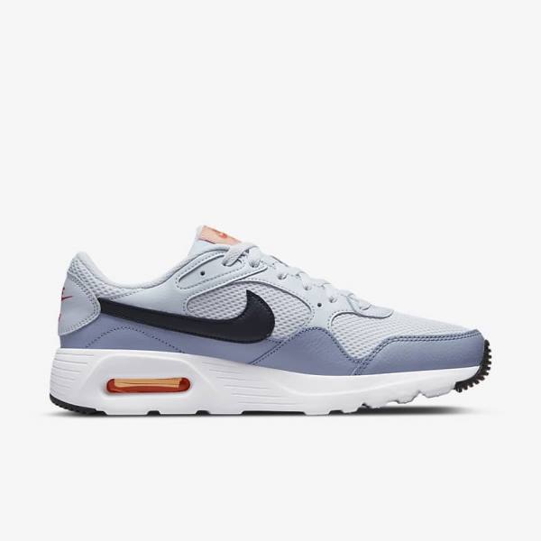 Nike Air Max SC Men's Sneakers Platinum / White / Black | NK698KCH