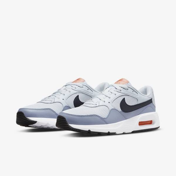 Nike Air Max SC Men's Sneakers Platinum / White / Black | NK698KCH