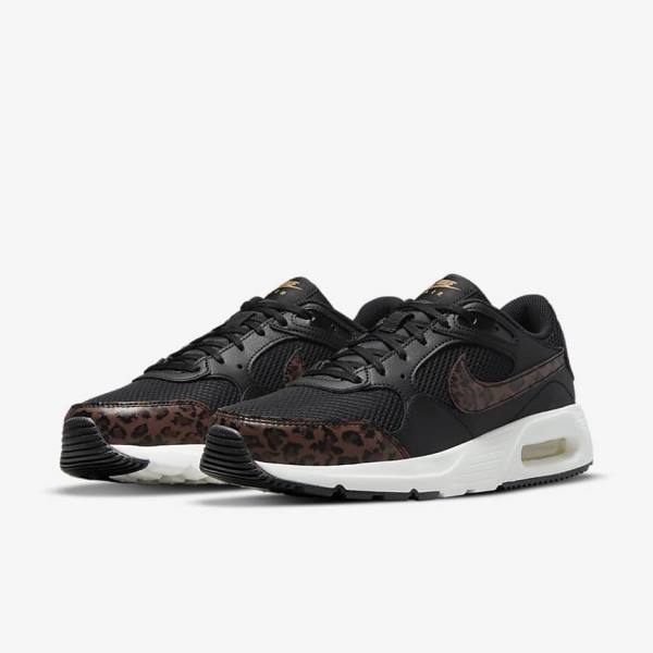 Nike Air Max SC Women's Sneakers Black / Metal Gold / Brown | NK657MJQ