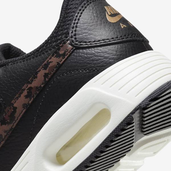 Nike Air Max SC Women's Sneakers Black / Metal Gold / Brown | NK657MJQ