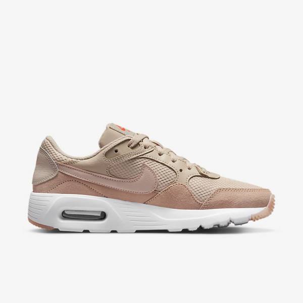 Nike Air Max SC Women's Sneakers Khaki Grey / Rose / White / Pink | NK270OKH