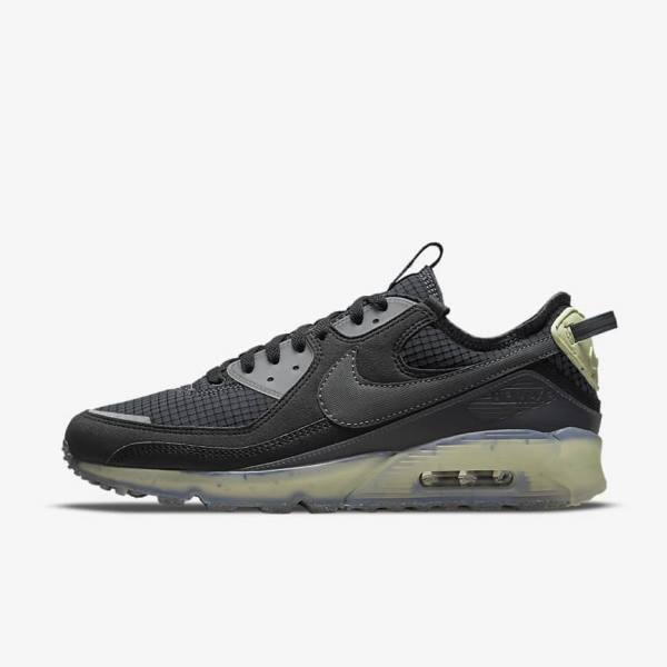 Nike Air Max Terrascape 90 Men\'s Sneakers Black / Light Green / Dark Grey | NK159UON