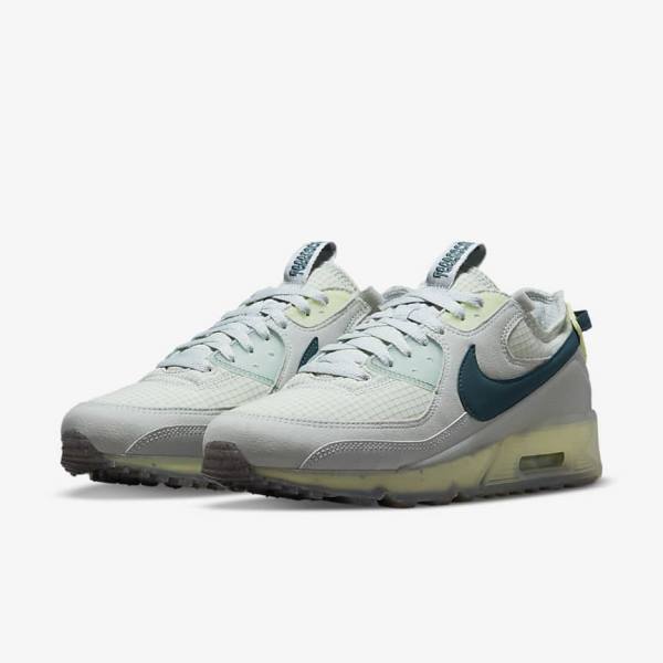 Nike Air Max Terrascape 90 Men's Sneakers Grey / Light Green / Dark Turquoise Green | NK967ORT