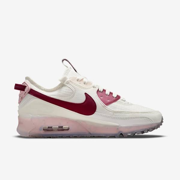 Nike Air Max Terrascape 90 Women's Sneakers White / Pink / Burgundy | NK015JMG