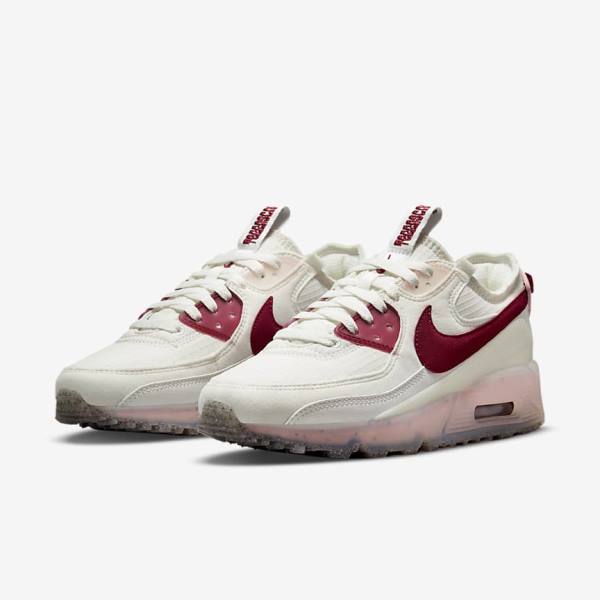 Nike Air Max Terrascape 90 Women's Sneakers White / Pink / Burgundy | NK015JMG