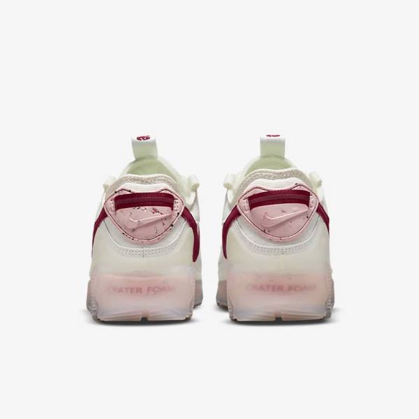 Nike Air Max Terrascape 90 Women's Sneakers White / Pink / Burgundy | NK015JMG