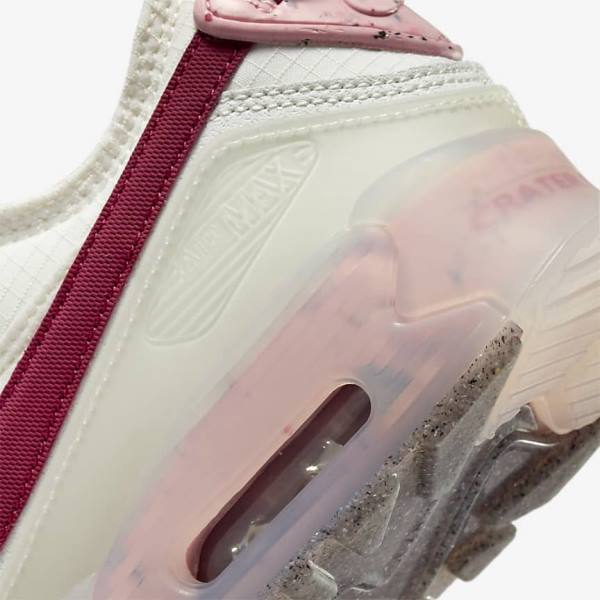 Nike Air Max Terrascape 90 Women's Sneakers White / Pink / Burgundy | NK015JMG