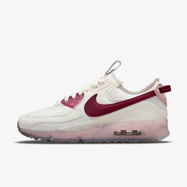 Nike Air Max Terrascape 90 Women\'s Sneakers White / Pink / Burgundy | NK015JMG