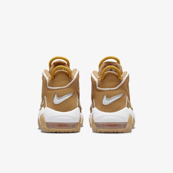 Nike Air More Uptempo Older Kids' Sneakers Brown / Light Brown / White | NK745UWP