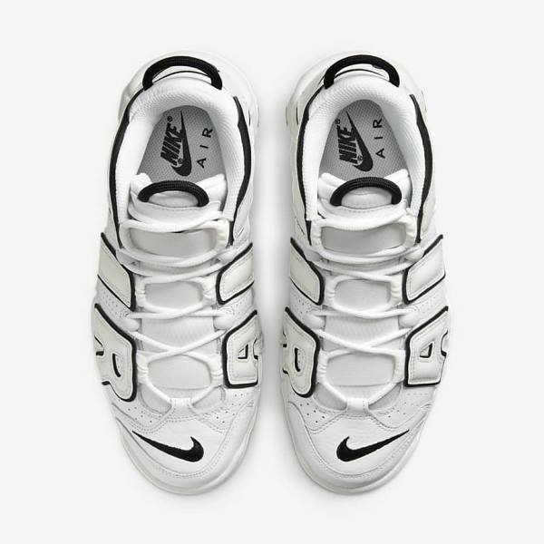 Nike Air More Uptempo Women's Sneakers White / Black | NK539WXB