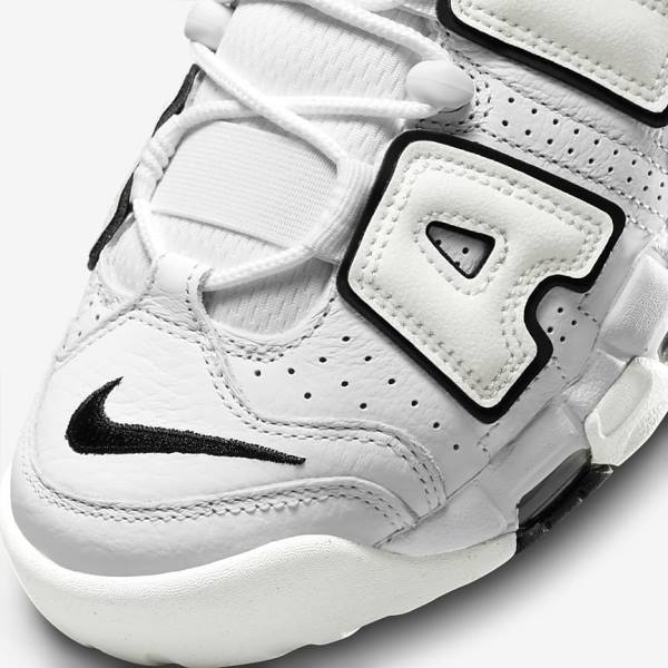 Nike Air More Uptempo Women's Sneakers White / Black | NK539WXB