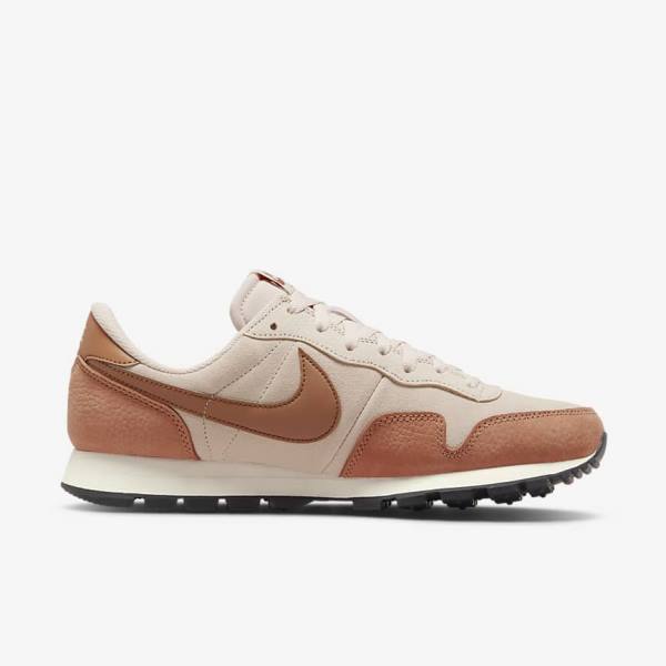 Nike Air Pegasus 83 PRM Men's Sneakers Khaki Grey / Khaki Rose / Light Brown / Red | NK185SNQ