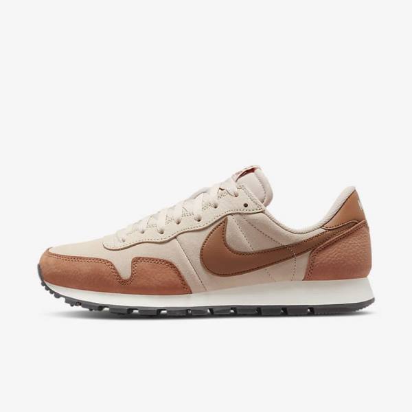 Nike Air Pegasus 83 PRM Men\'s Sneakers Khaki Grey / Khaki Rose / Light Brown / Red | NK185SNQ