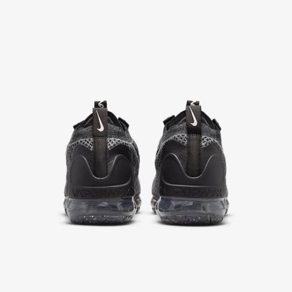 Nike Air VaporMax 2021 FK Men's Sneakers Black / White / Dark Grey / Black | NK042ESQ