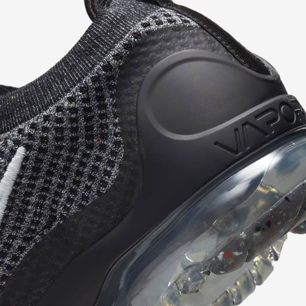 Nike Air VaporMax 2021 FK Men's Sneakers Black / White / Dark Grey / Black | NK042ESQ