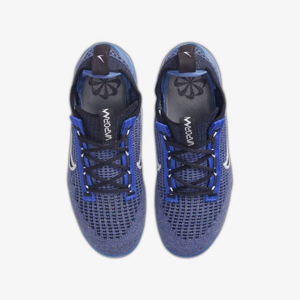 Nike Air VaporMax 2021 FK Older Kids' Sneakers Royal / White / Dark Grey / Black | NK508KDL