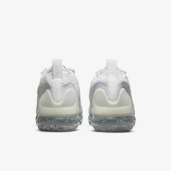 Nike Air VaporMax 2021 FK Women's Sneakers White / Platinum / Metal Silver / White | NK534ONB