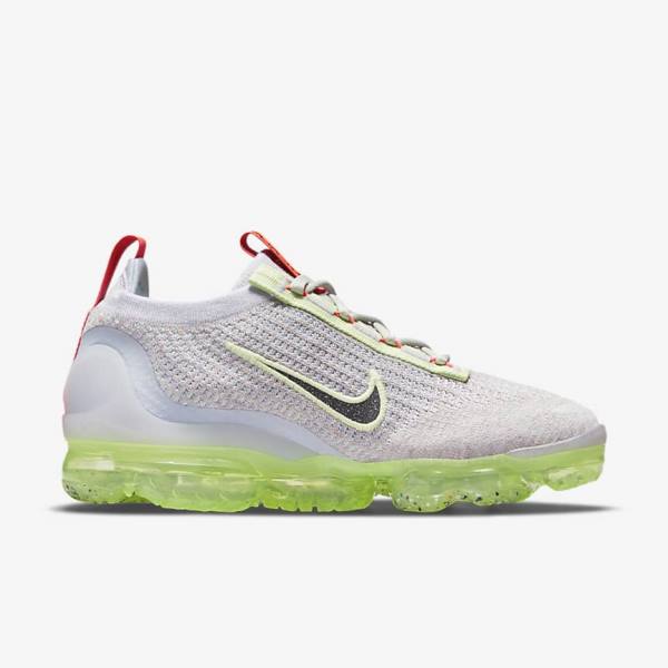 Nike Air VaporMax 2021 FK Women's Sneakers Light Beige / Light Green / Black | NK897RBU