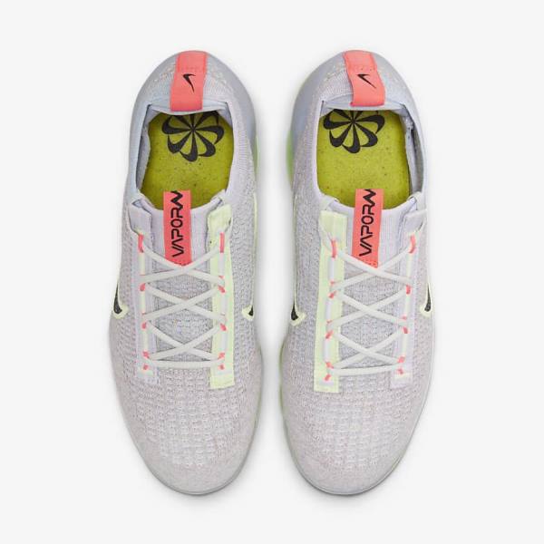 Nike Air VaporMax 2021 FK Women's Sneakers Light Beige / Light Green / Black | NK897RBU