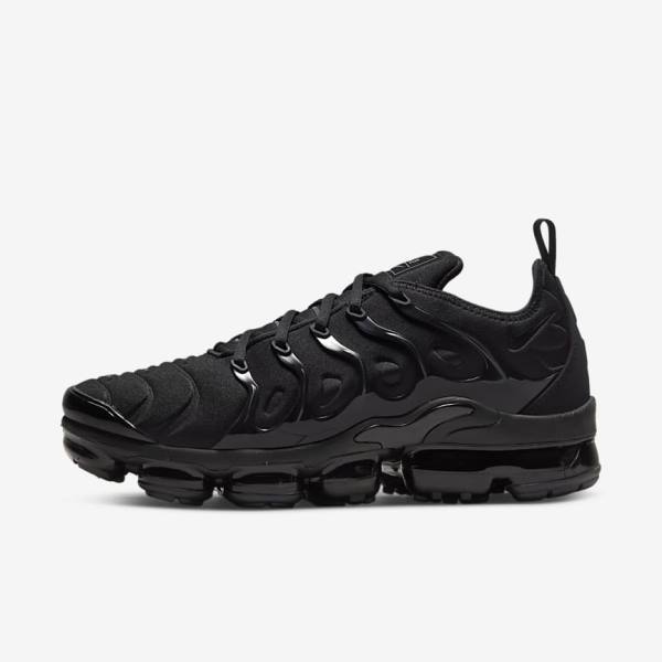 Nike Air VaporMax Plus Men\'s Sneakers Black / Dark Grey | NK015TQV