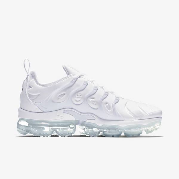 Nike Air VaporMax Plus Men's Sneakers White / Platinum / White | NK941UCM