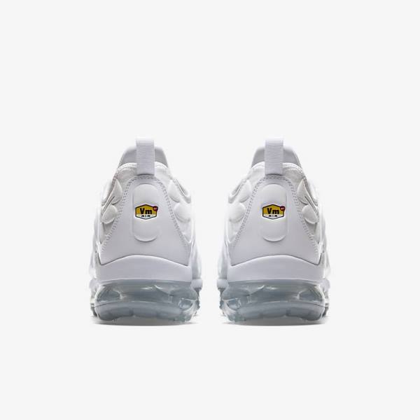 Nike Air VaporMax Plus Men's Sneakers White / Platinum / White | NK941UCM